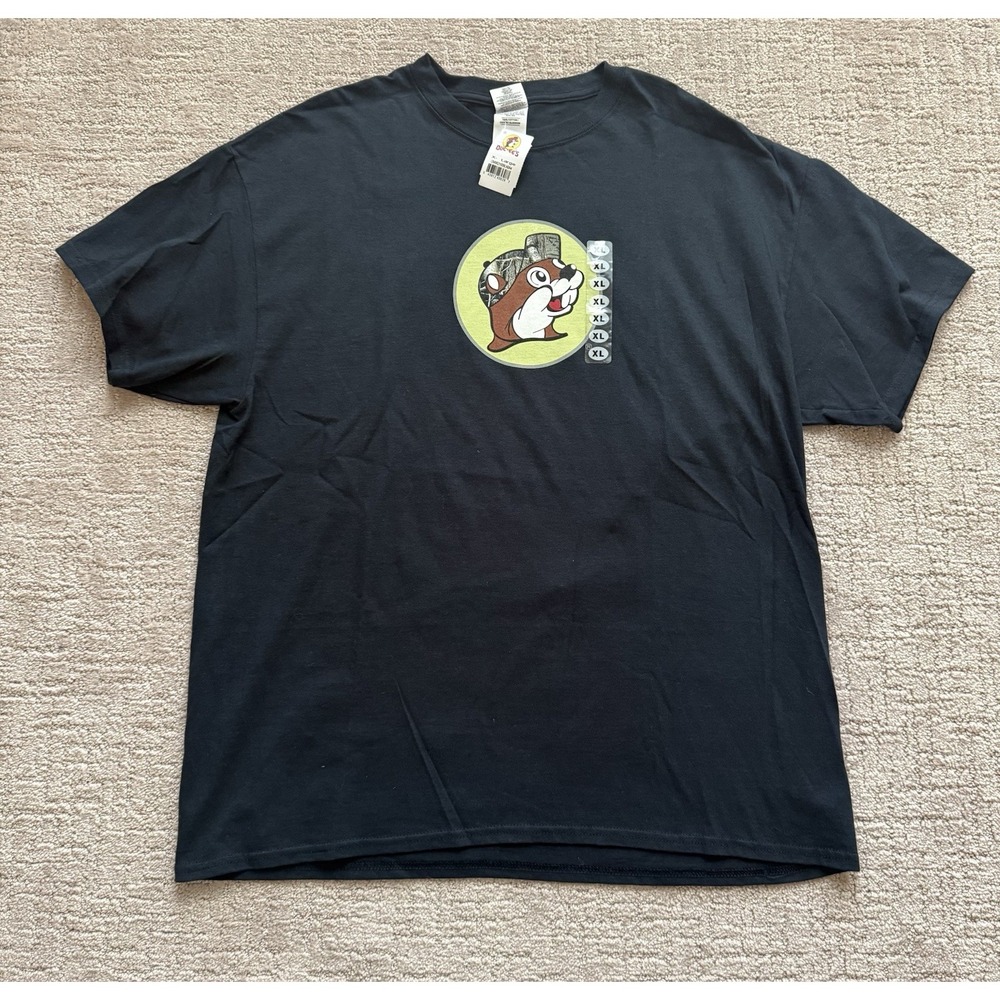 Bucees Gas Station Shirt Mens XL Black Camo Hunting Always In Season Graphic Tee